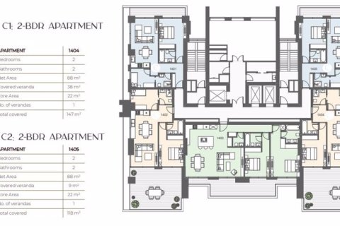 2 chambres Appartement à Agios Tychonas, Cyprus No. 37069 18