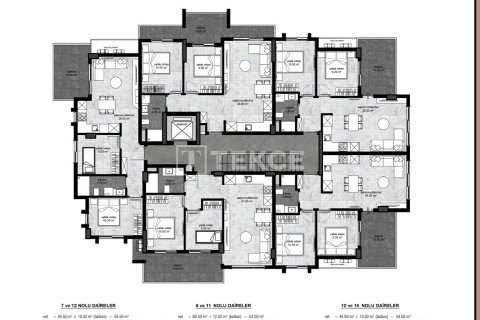 4+1 Penthouse à Alanya, Turkey No. 14401 27