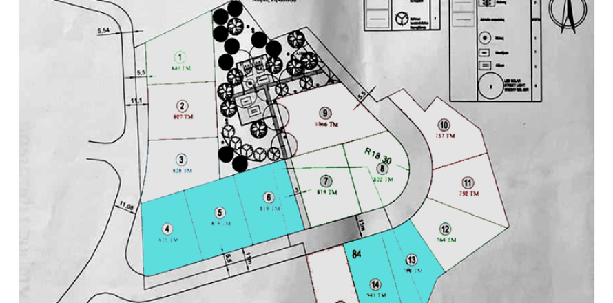 819m² Land en Germasogeia, Cyprus No. 36083