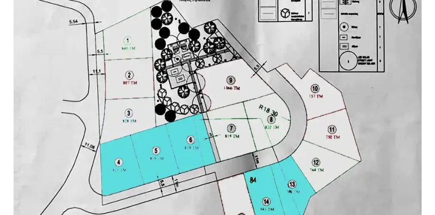 Земельный участок 819м² в Гермасойя, Кипр №36083