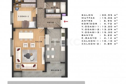 2+1 Appartement à Esenyurt, Turkey No. 11205 30