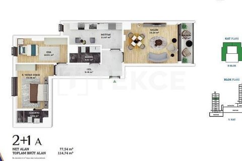 3+1 Apartment en Istanbul, Turkey No. 11192 28