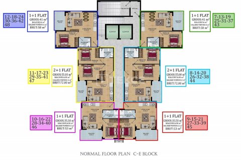 4+1 Penthouse à Alanya, Turkey No. 53855 20