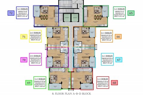 4+1 Penthouse à Alanya, Turkey No. 53855 16