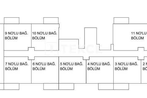 Пентхаус 2+1 в Газипаша, Турция №11617 17