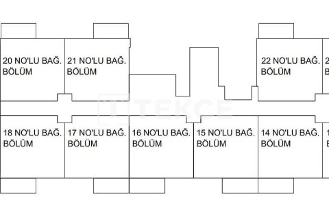 Пентхаус 2+1 в Газипаша, Турция №11617 16