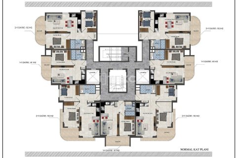 4+1 Penthouse à Alanya, Turkey No. 11613 17