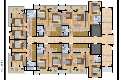 Пентхаус 2+1 в Аланья, Турция №11583 23