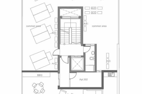 Пентхаус с 3 спальнями в Меса Гитонья, Кипр №33077 2