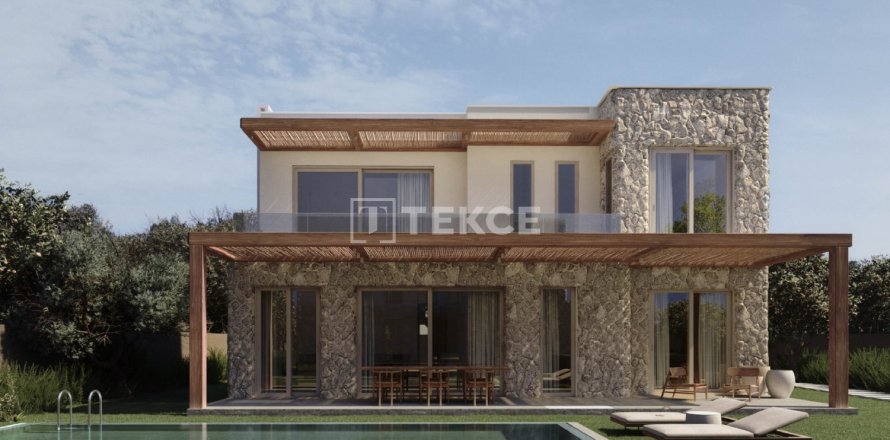 3+1 Villa en Bodrum, Turkey No. 13810